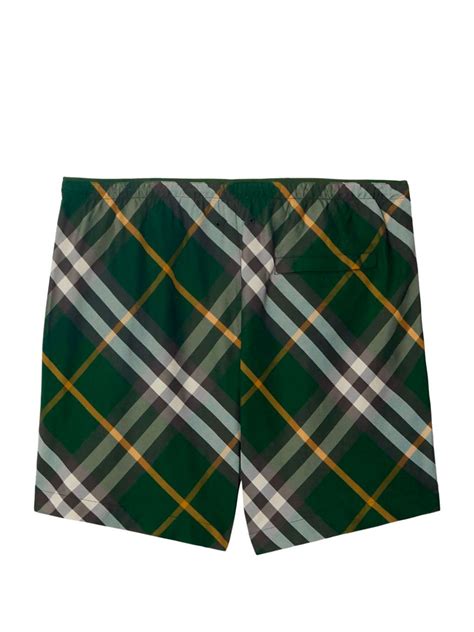 burberry twill swim shorts